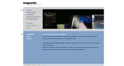 Desktop Screenshot of magnetix.ch