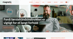Desktop Screenshot of magnetix.dk